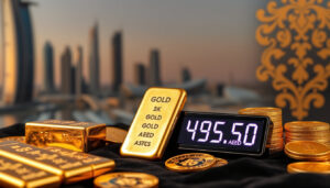 سعر الذهب في دبي 24K اليوم | تحديث فوري (495.50 درهم)